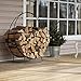 UniFlame Firewood Log Hoop Rack with 1/2