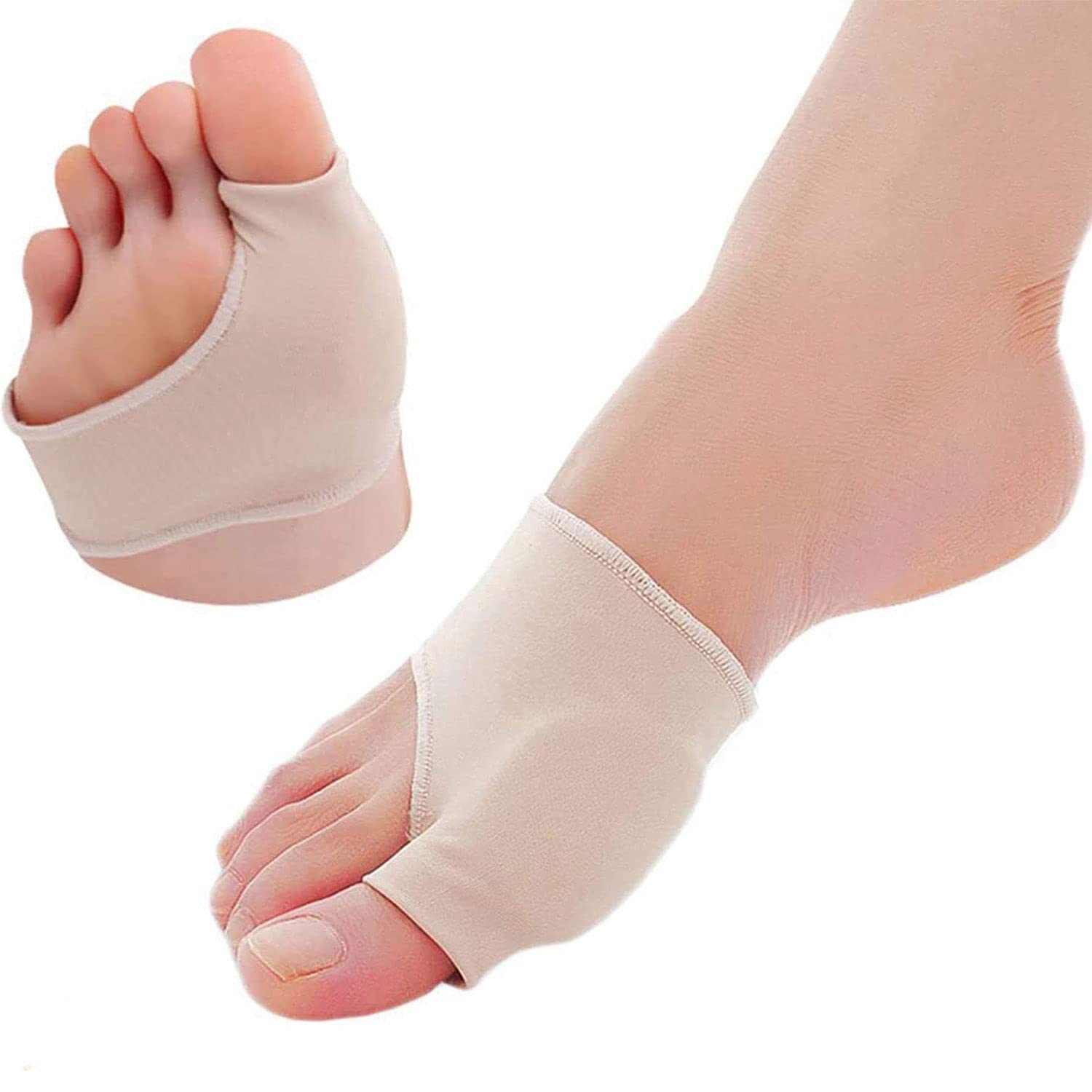 Pedimend™ Pain Relief Alignment Socks for Big Toe Support. Bunion Sleeve Corrector with Foot Gel Separator. Arthritis Foot Pain Relief. for Men and Women. Feet Bandage. 1 Pair (2 Pieces).