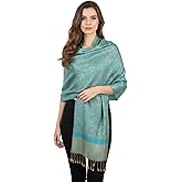 PASKMLNA Paisley Jacquard Pashmina Shawl Wrap Scarf Stole