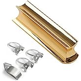 WADY Guitar Slide Metal Steel Tone Bar with 4 Pcs Thumb Finger Picks, Stainless Steel Guitar Slide Tone Bar & Finger Picks Pl