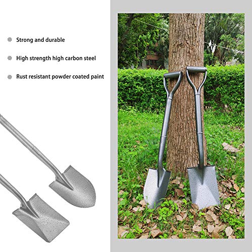 image for Z & G D-Handle Garden Shovel Mini Trunk Digging Spade Shovel with Roun