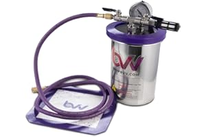 BEST VALUE VACS BVV 2 Quart Tall Stainless Steel Vacuum Chamber