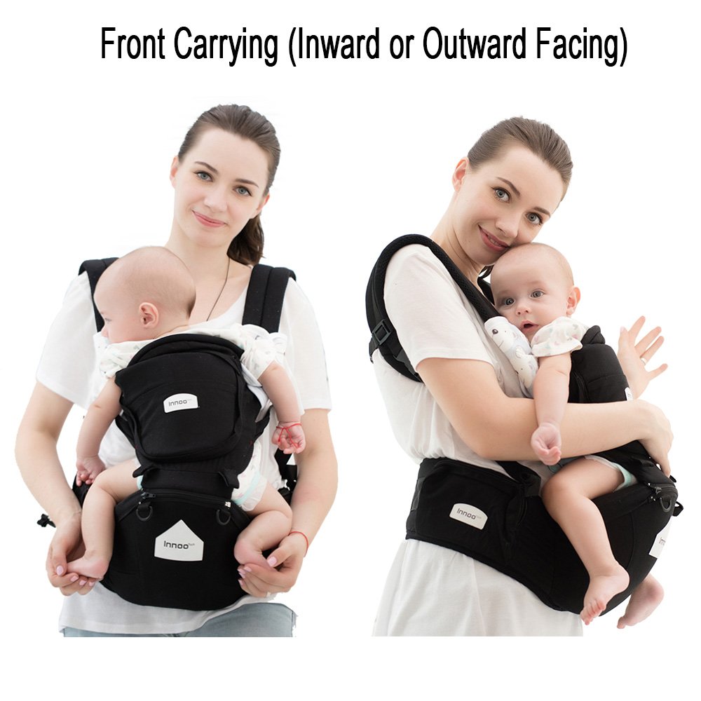 Innoo Tech Hipseat Ergonomic Baby Carrier Breathable 3D Mesh Fabric