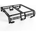 CLAMBER Overland Bed Rack for Mid-Size Pickup Truck with/Without Bed Rails | Adjustable Width Compatible with Tacoma, Gladiator, Ranger, Colorado, Canyon, Frontier (See Image for Size Chart)