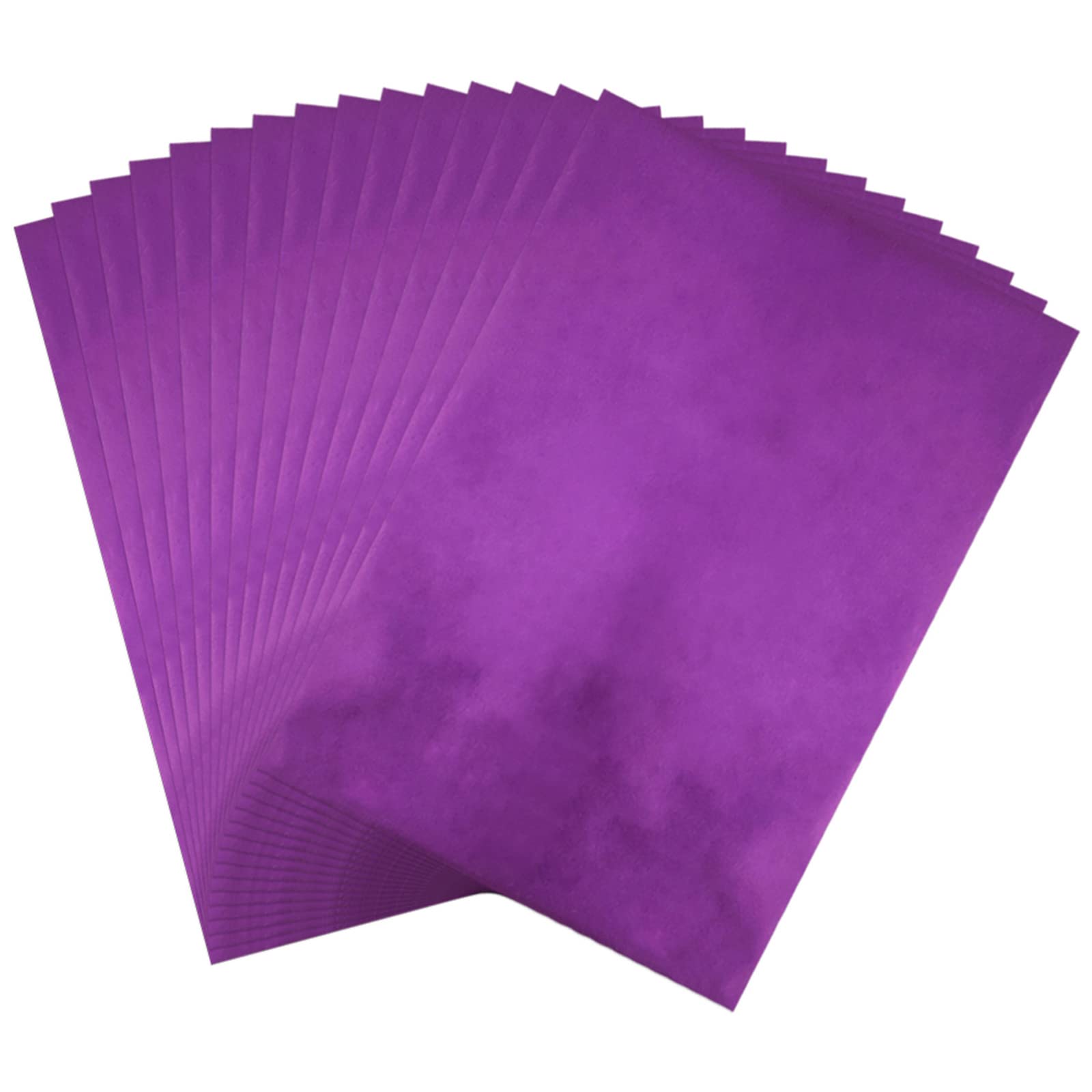 Briartw 20x29cm Purple Hot Foil Paper 50 Sheets Pack Toner Reactive Foil Hot Stamping Foil Paper by Laser Printer and Laminator for Scrapbooking Craft Cardmaking DIY Album Decoration