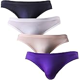 WINDAY Men Briefs Breathable Ice Silk Triangle Bikinis and Briefs N04