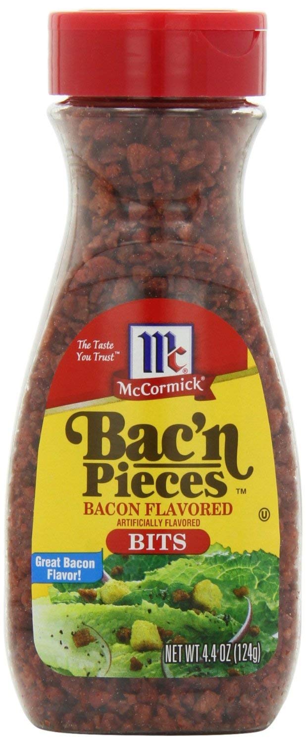 McCormick Bacon Bits Imitation, 4.4 OZ Crumbled Bacon Grocery & Gourmet Food