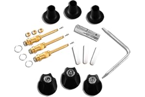 SENTO BETTER HOME BETTER LIFE SENTO Bathtub and Shower 3 Handle Tub Trim Set For Price Pfister Faucets Bathtub Shower, Easy Installation, Heavy Duty Metal, Matte Black