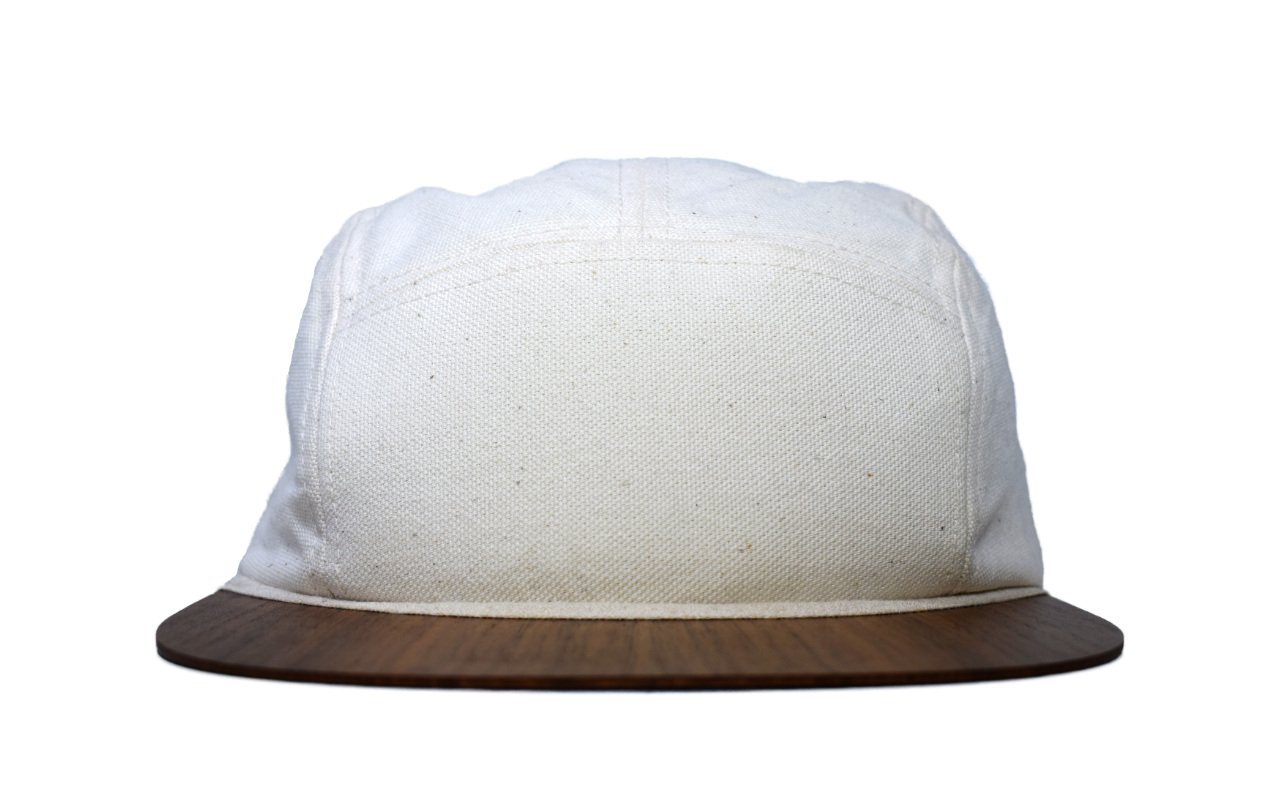 white canvas sun hat