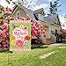 Garden Flag Stand-Holder-Pole with Flag Stopper and Clip Waterproof Powder-Coated Paint for House Flags,Decorative Yard Seasonal Flags