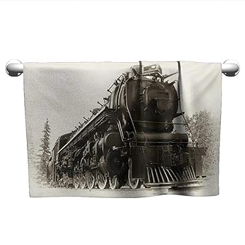 Amazon Com Alisoso Steam Engine Kitchen Towels Antique Northern