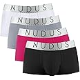 NUDUS Men's Cotton Underwear Pack of 4 Gift Box - Briefs - Trunks - Boxer Briefs