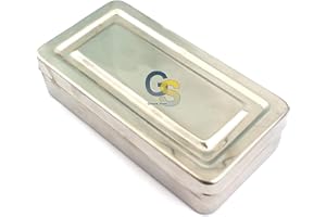 G.S SURGICAL G.S Instruments Sterilization Box 6"X12" STERILIZING