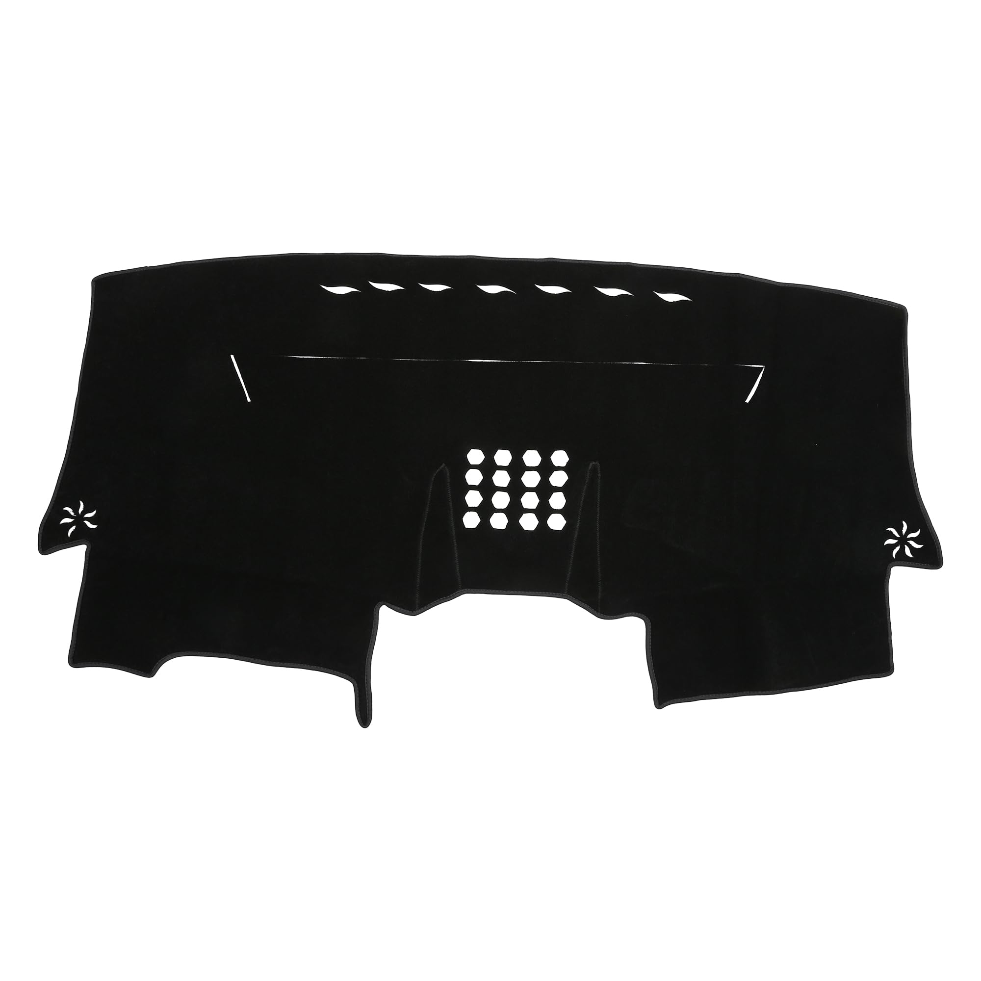 Photo 1 of VekAuto Dash Cover Compatible for Toyota Prius 2004-2009, Non-Slip Polyester Black Center Console Dashboard Cover Pad Carpet