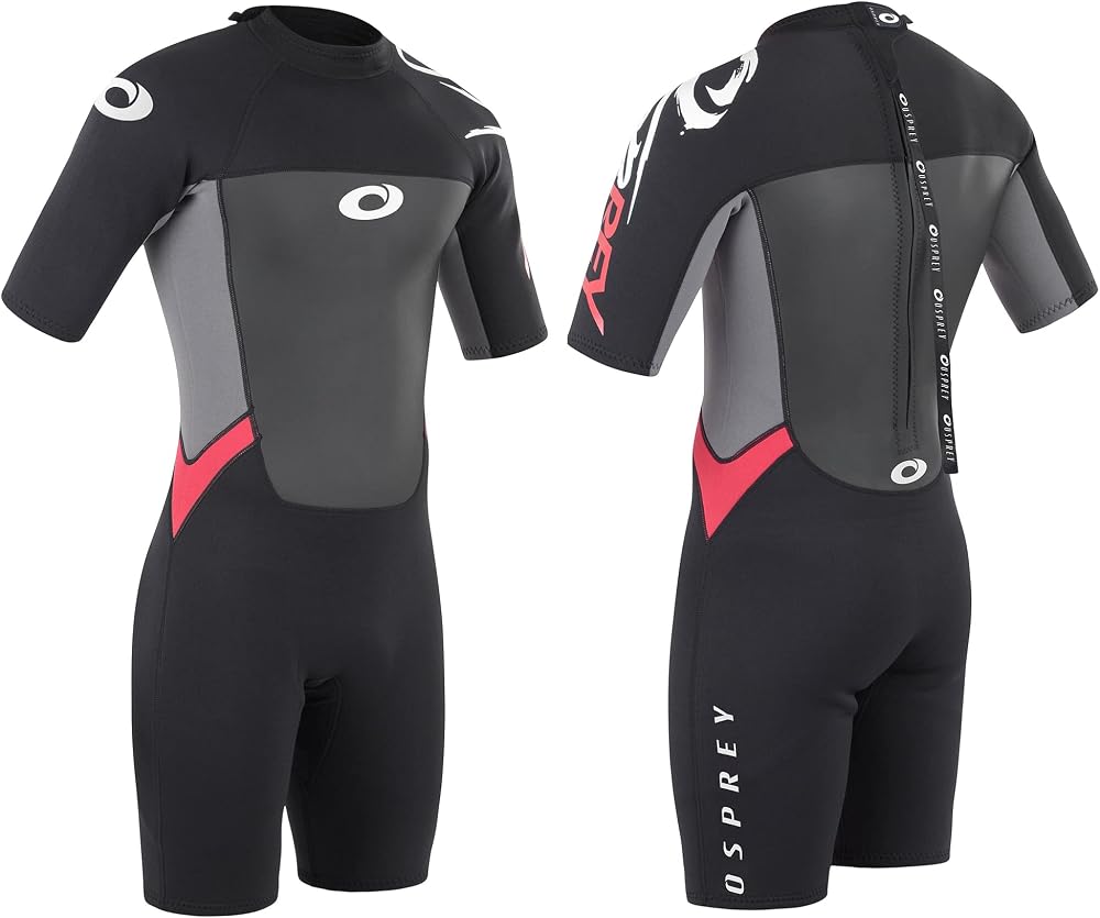 Osprey Origin Shorty Wetsuit 3mm Men Black Red XS