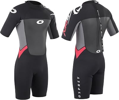 Osprey Origin Shorty Wetsuit 3mm Men Black Red XS