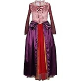 Taeyue Kids Girls Sarah Sanderson Costume Winifred Sanderson Halloween Witch Cosplay Dress Outfit for Child