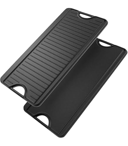 Grillplatte Aus Gusseisen Für Broil King Grills – 38x32 Cm, 2-in-1 Wendbar, Für Crown & Signet Serien