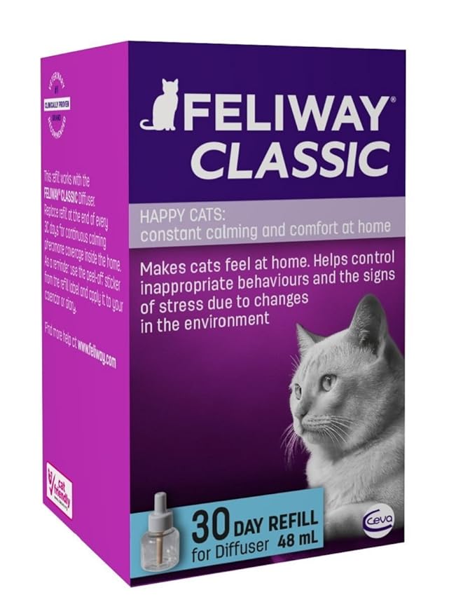 Feliway Refill for Cat Anxiety and Stress Relief Pet