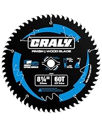 CRALY 8-1/4 Inch 60 Teeth Ultra Fine Finish Wood