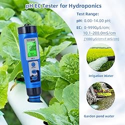 YINMIK pH Salt Meter 5 in 1 pH TDS EC Salinity