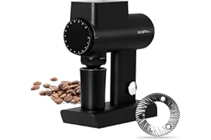 TIMEMORE Sculptor 064S Flat Burr Coffee Bean Grinder, Electric Espresso Grinder with Stepless Coarseness Adjustment, Suitable for Pour over, French Press, Cold Brew - Black