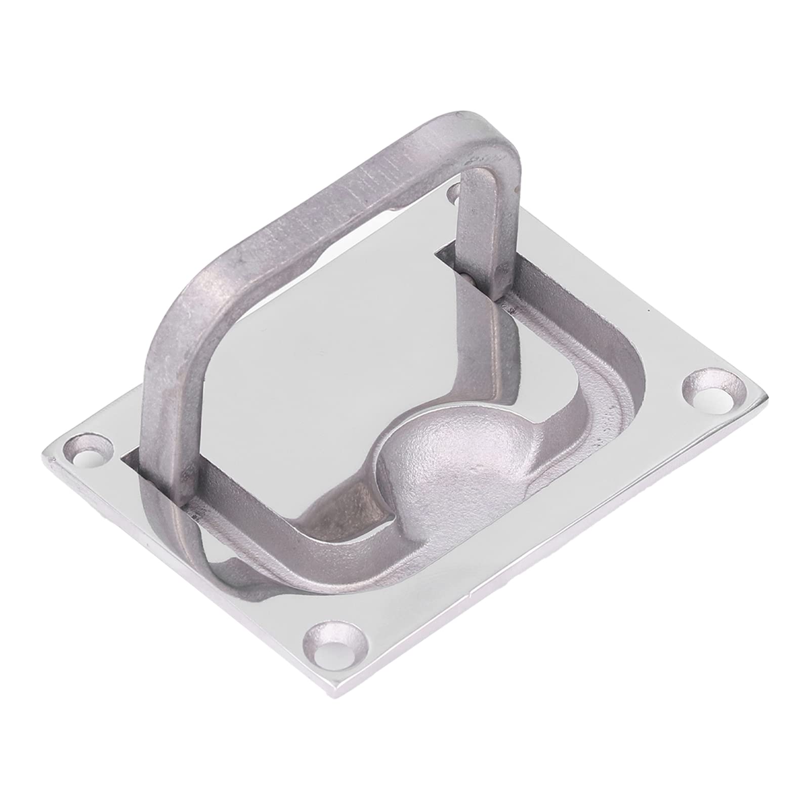 Pull Hatch, Flush Lifting Handle Square for Bait Manhole Cover for Home Furniture for Ships(96 * 69mm)