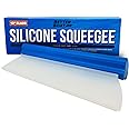 Car Window Squeegee Silicone Squeegee for Car Windows Wash & Boat Windshields RV & Auto Cleaning Accessories Hand Water Blade Wiper & Cleaner for Drying, Washing & Wiping Glass, Mirror & Shower Doors