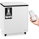 SereneLife WIFI Luxury Rectangle Towel Warmer - Spa & Bathroom Blanket Heater with Custom Fragrance, Auto Shut-Off, Fits 2 large Towels, Blankets, Bathrobes, PJ's - Perfect Gift for Him & Her (Black)