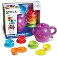 Learning Resources Serving Shapes Tea Set - 11 Pieces, Ages 2+ Pretend Play Toys for Toddlers, Preschool Learning Toys, Kitchen Play Toys for Kids