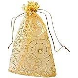 100pcs Butterfly Organza Drawstring Pouches Jewelry Party Wedding Favor Gift Bags