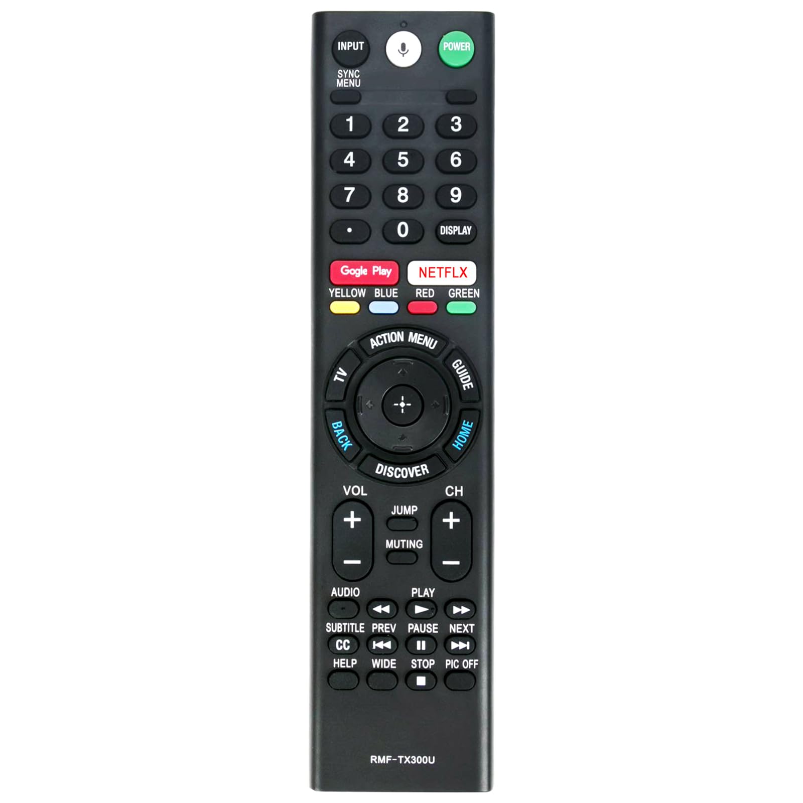 Photo 1 of New RMF-TX300U Replacement Voice Remote Control Compatible with Sony Smart TV XBR-43X800E XBR-49X800E XBR-55X800E XBR-65X850E XBR-75X850E XBR-43X800D XBR-65X930D XBR-65X930EXBR-75X850D XBR-75X900E