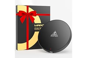 ZUKBEN Coffee Mug Warmer for Desk, Coffee Mug Warmer with Auto Shut Off, Smart Coffee Cup Warmer with 3 Temp Settings, Electric Candle Warmer Plate, Waterproof Coffee Mug Warmer for Office, Christmas Day