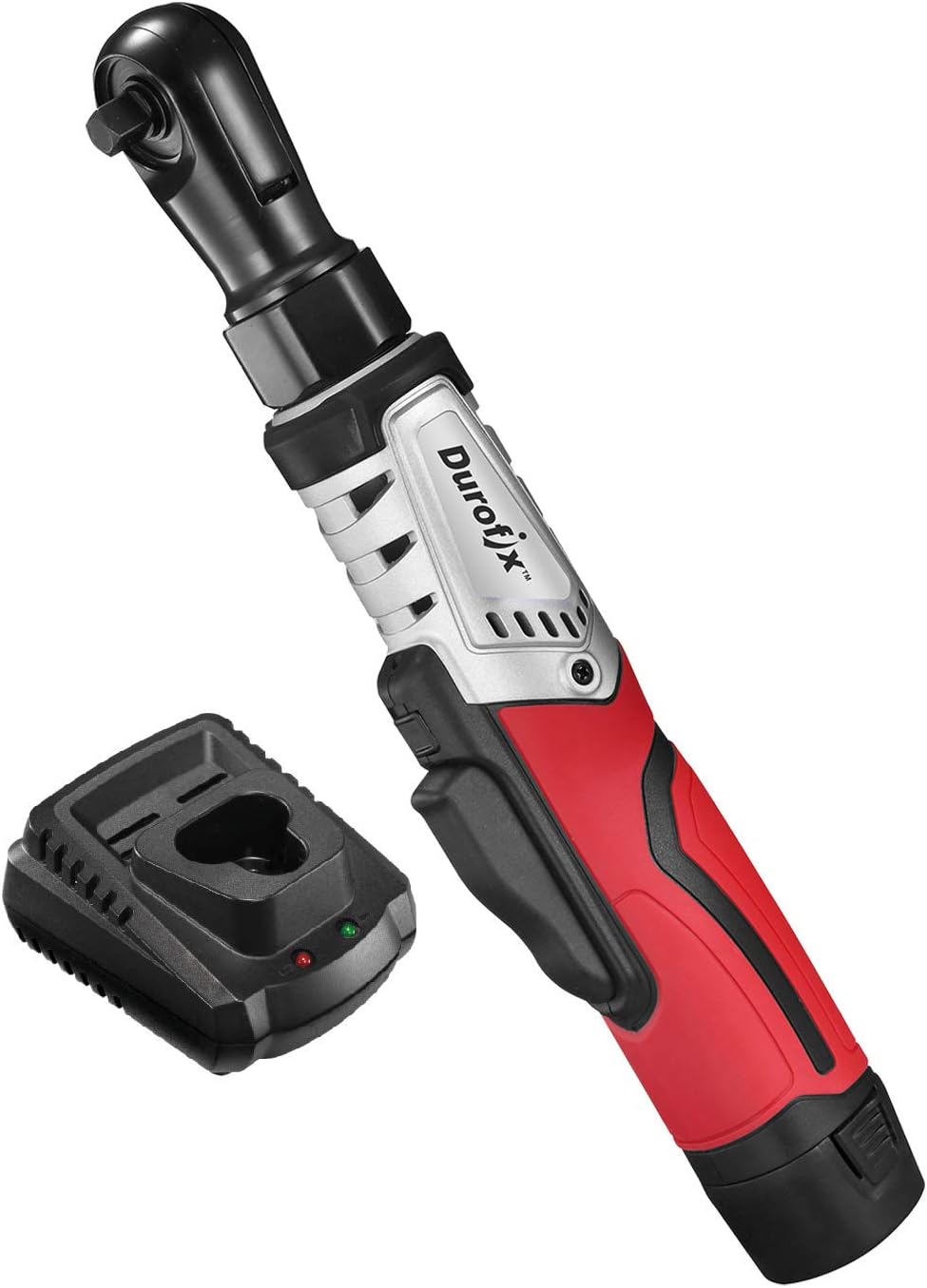 Durofix RW1210-3P G12 Series 12V Li-ion Cordless 3/8” 65 ft-lbs. Torque Brushless Ratchet Wrench Tool Kit: Home Improvement