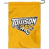 Towson Tigers Gold Garden Flag Double Sided Banner
