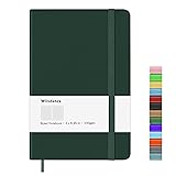 Wiisdatek Notebook Journal, Lined Hard Cover,100Gsm