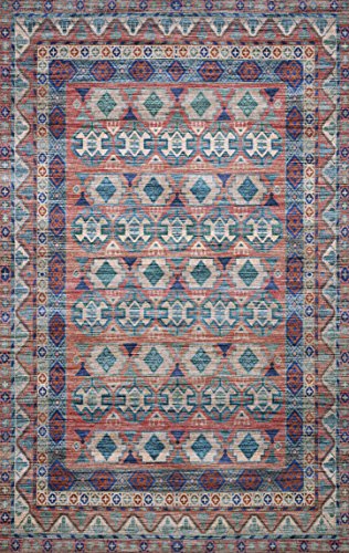 Loloi CIELCIE-05TCML3050 Cielo X Justina Blakeney Collection Area Rug, 3' x 5', Terracotta/Multi