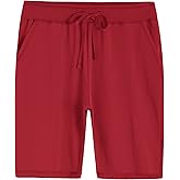Weintee Women's Soft Knit Bermuda Shorts with Pockets
