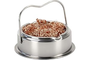 Soldering Iron Tip Cleaner, Soldering Iron Tip Cleaner and Cleaning Copper Wire Ball Kit, Wipe the Soldering Iron and Solderi