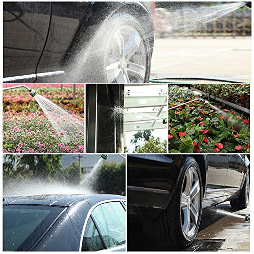Greatstar 9 in 1 Pressure Washer Gun,flower power washer,Handheld&Adjustable High Pressure Power Washer Garden Hose Spray Nozzle,Car&Windows Washing Wand