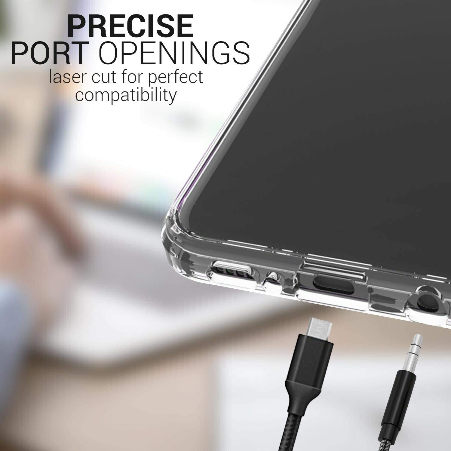 Samsung Galaxy S10e Case, Androgate Transparent Slim Soft TPU Cover Bumper Case, Clear