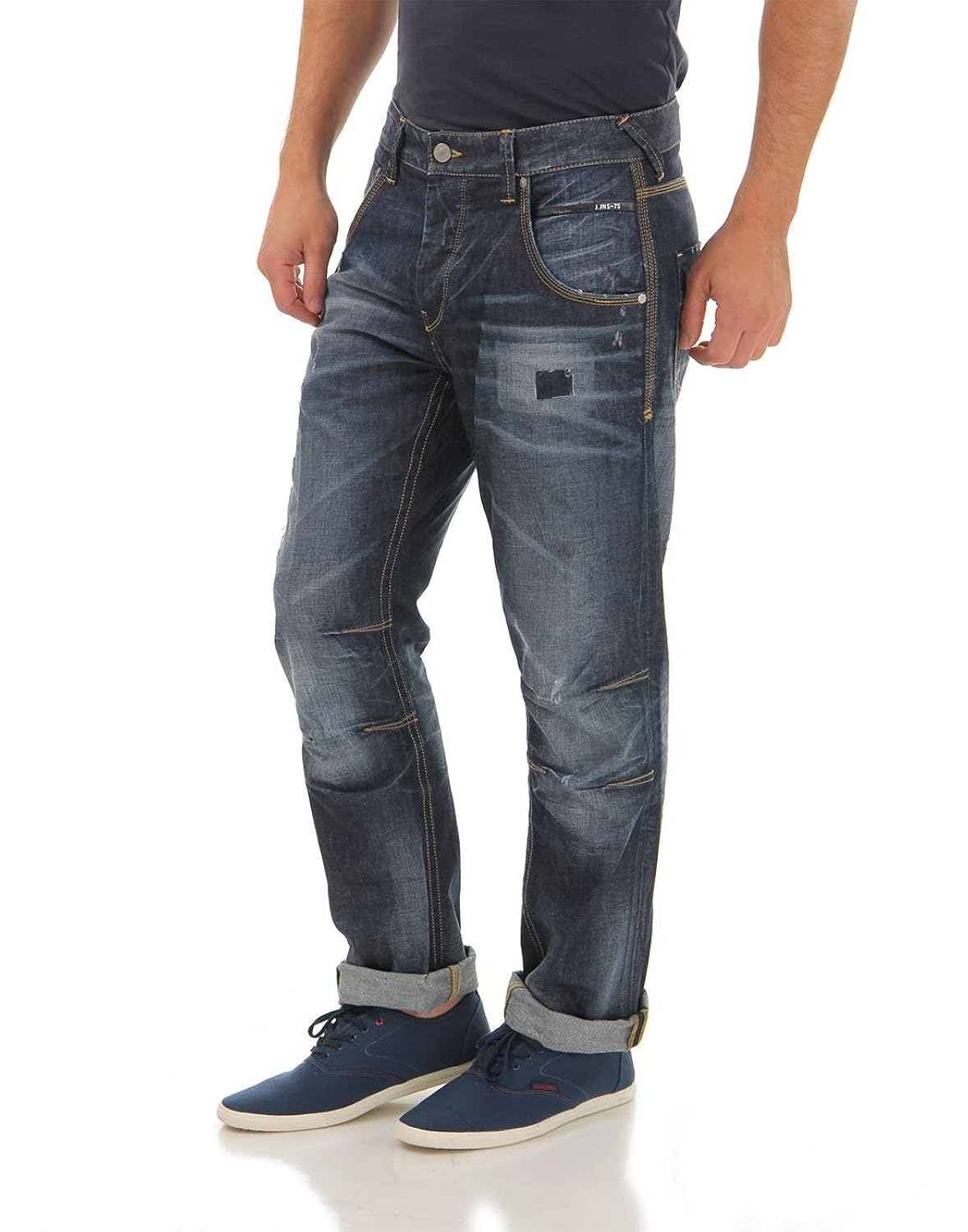 jack & jones men's boxy loose fit jeans