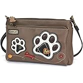 CHALA RFID Protected Vegan Leather Deluxe Crossbody Bag with Adjustable Straps