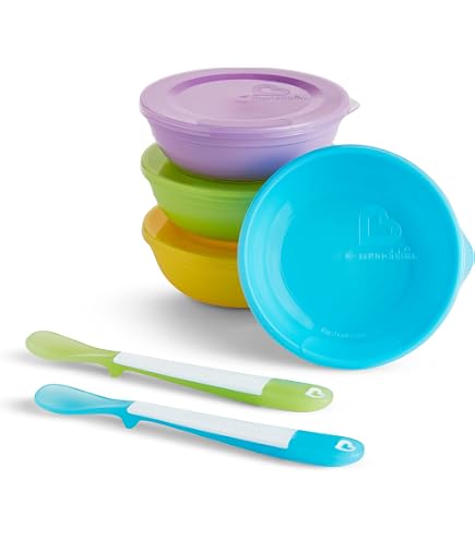 Bol Bébé Isotherme Bol Isotherme Bébé En Acier Inoxydable - 400ml Avec Cuillère - Vert éléphant - Chauffage été/hiver Bol Double Paroi