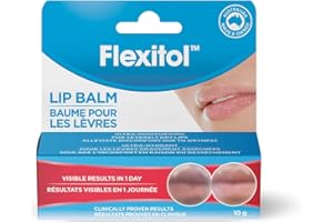 Flexitol Lip Balm - Best Balm for Dry, Chapped Lips in Canada, Hydrates and Heals Cracked Lips, Dermatologist-Recommended Moi