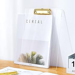 Moocci Thick Acrylic Clear Clipboards Cute