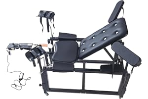 ARIASS Ultimate Fully Obedience Chair BDSM Sex Chair Bench with Sex Machine, Multifunctional Adjustable Bondage Sex Furniture