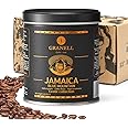 Blue Mountain Jamaican Coffee by Cafés Granell: Low Acid Whole Bean Coffee Medium Roast to Dark Roast Coffee, Popular Gourmet Coffee Lover Gifts 3.5oz