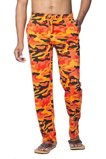 orange army trousers