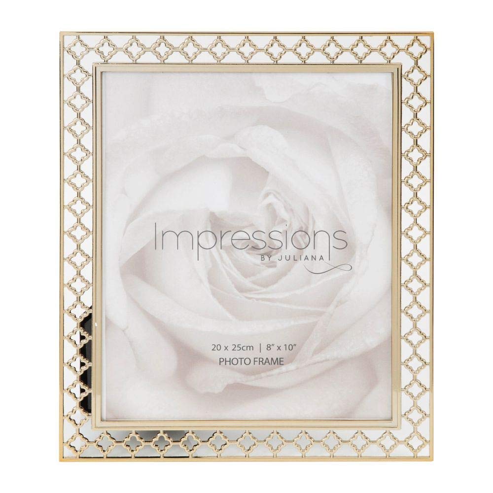 8" x 10" - Lattice Cut Metal Photo Frame